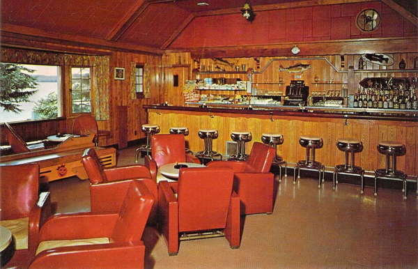 Weber Resort (Webers Resort, Gogebic Lodge) - Old Postcard View (newer photo)